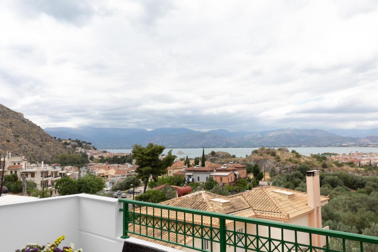 Chrysothemis - Panoramic Sea View Villa Návplio Eksteriør bilde