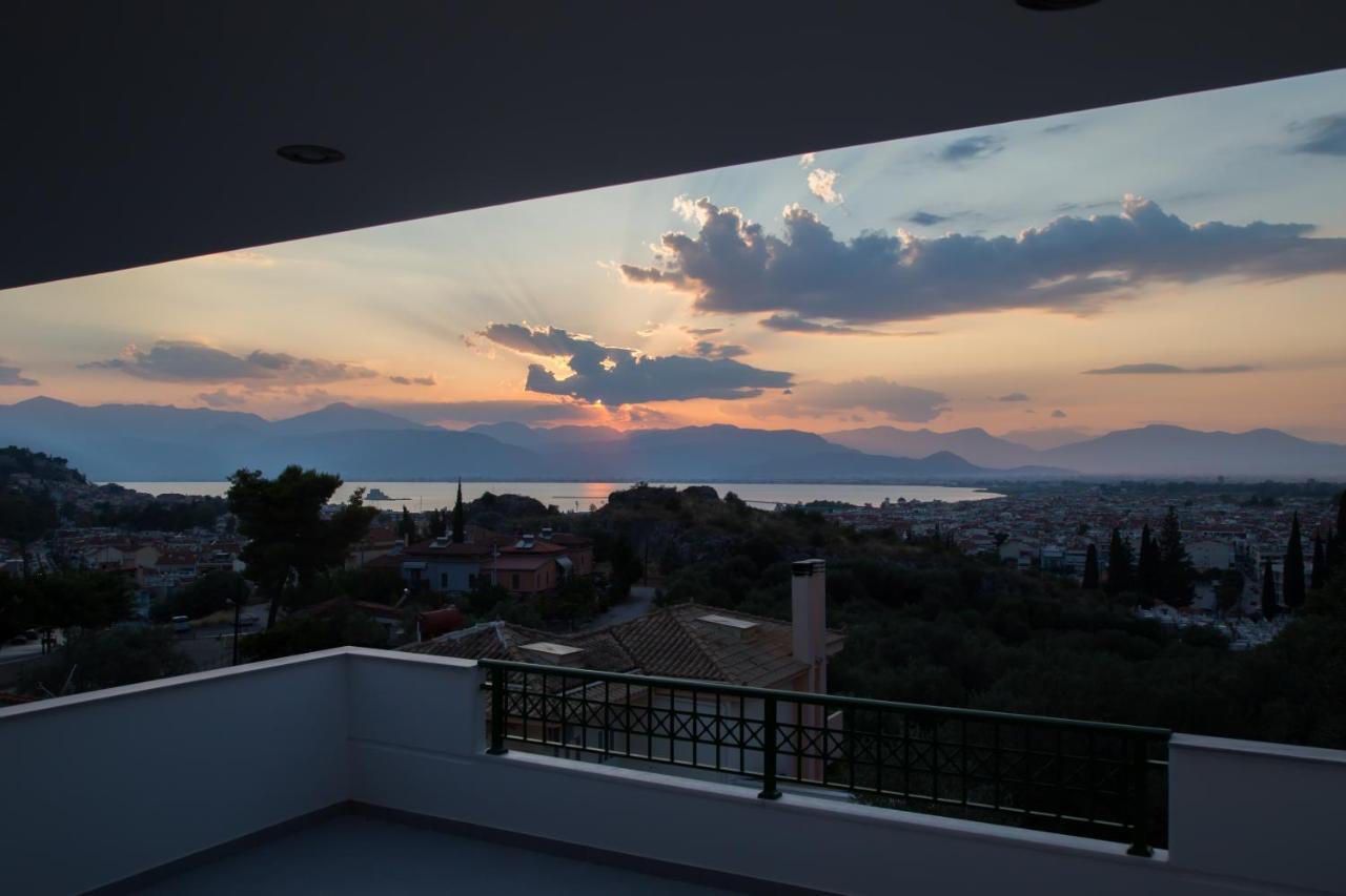Chrysothemis - Panoramic Sea View Villa Návplio Eksteriør bilde