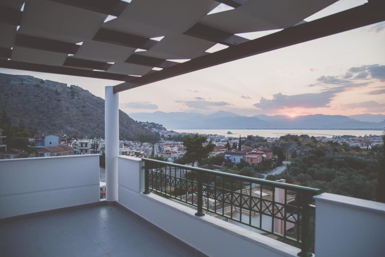 Chrysothemis - Panoramic Sea View Villa Návplio Eksteriør bilde